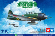Tamiya 60785 Mitsubishi A6M3/3a Zero Model 22 Zeke 1/72 Model Kit — manufacturer product view 2