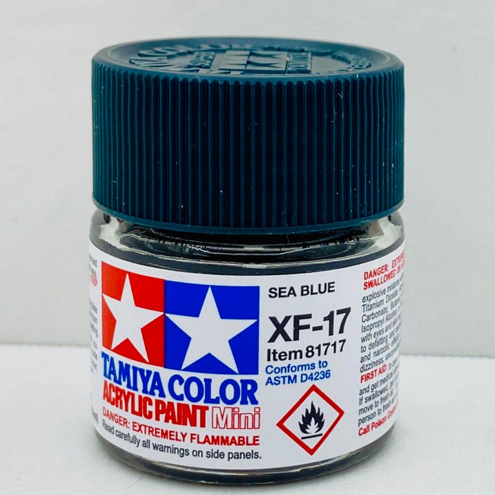 Tamiya 81717 XF-17 Sea Blue Acrylic Paint Mini 10ml