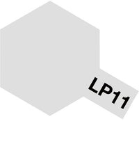 Tamiya LP-11 Silver 82111 lacquer paint color swatch
