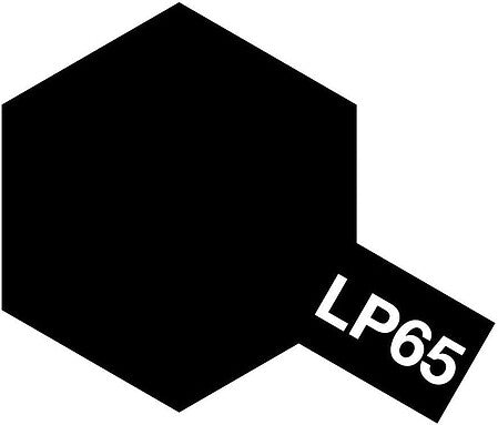 Tamiya LP-65 Rubber Black lacquer paint 10ml