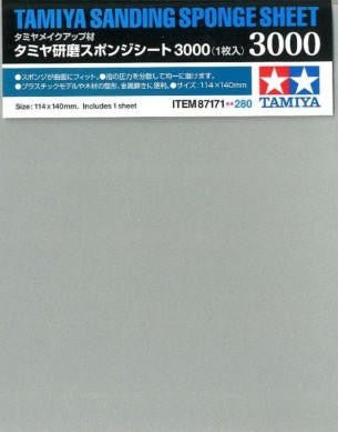 Tamiya Sanding Sponge Sheet – 87171 — exact product reference