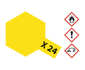 Tamiya X-24 Clear Yellow Acrylic Paint Mini 10ml