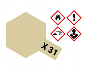 Tamiya X-31 Titanium Gold Acrylic Paint Mini 10ml