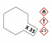 Tamiya X-35 Semi Gloss Clear Acrylic Paint Mini 10ml