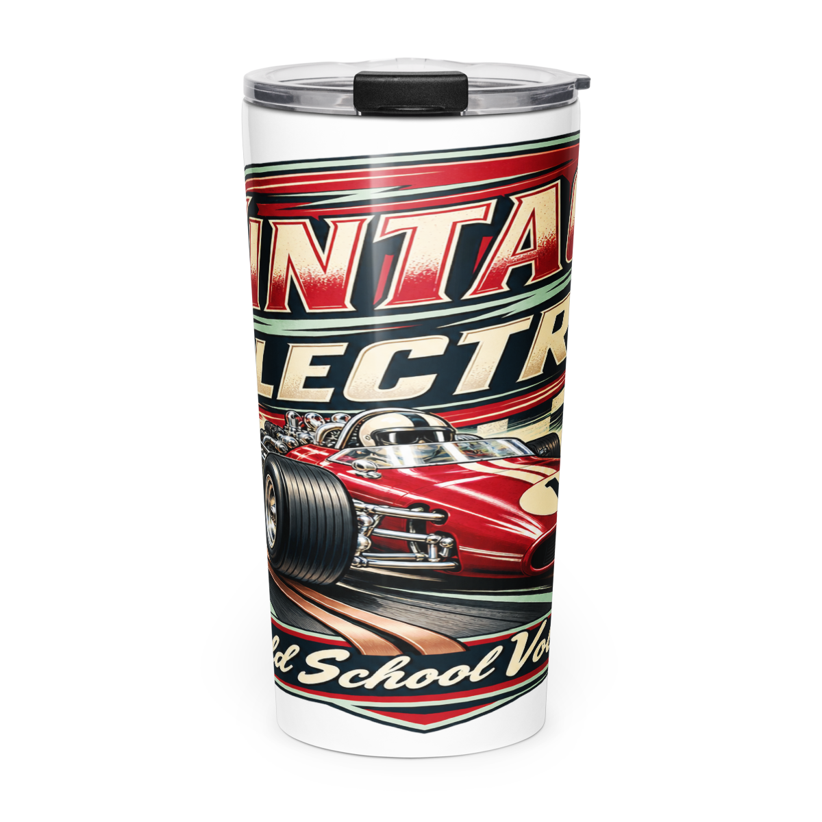 Vintage Electric 20 oz Tumbler product mockup