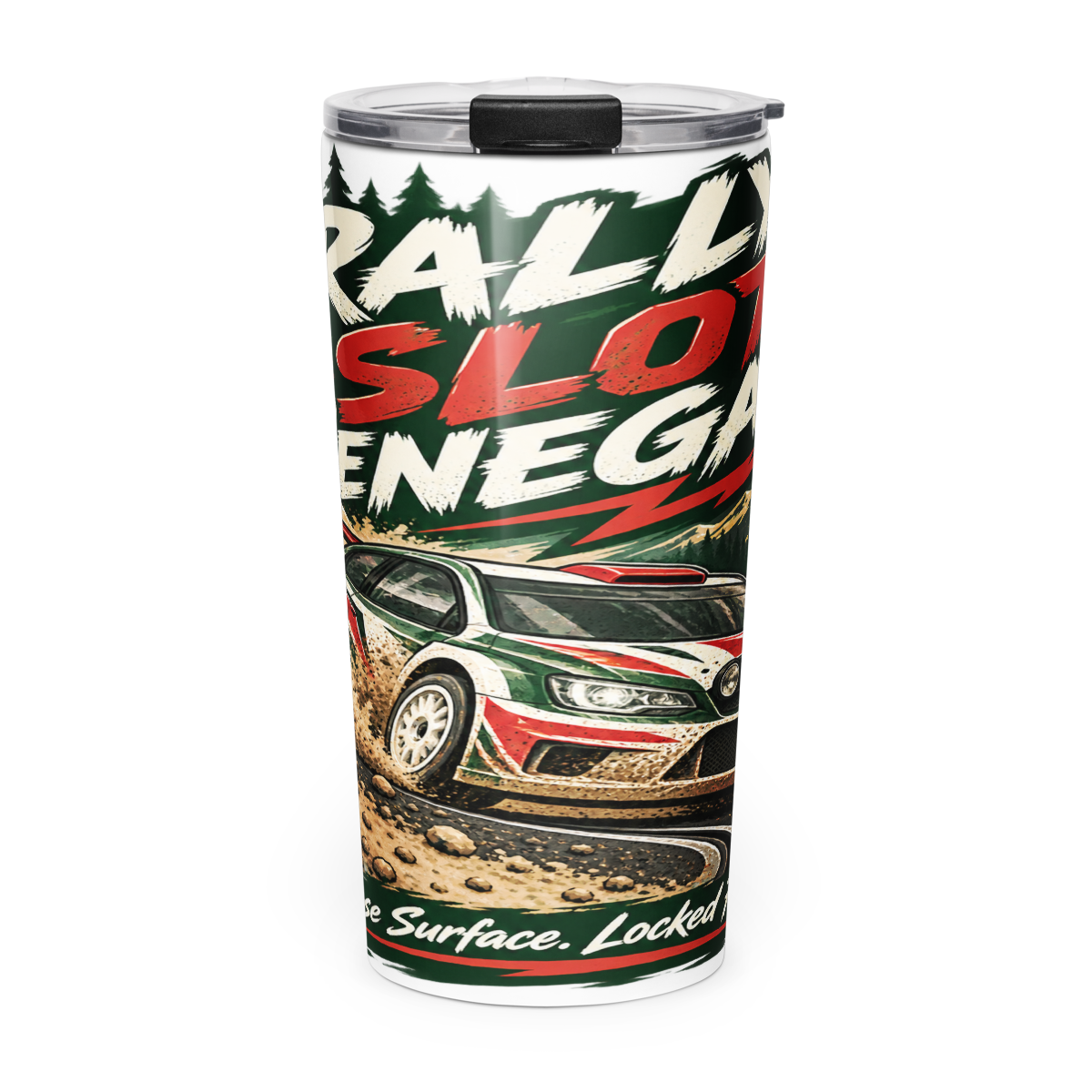 Rally Slot Renegade 20 oz Tumbler product mockup