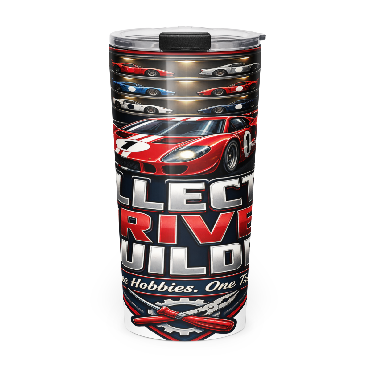 Collector Driver Builder 20 oz Tumbler product mockup
