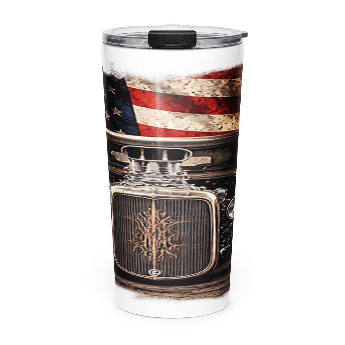 American Steel Blown Roadster 20 oz Tumbler product mockup