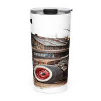 Rust and Thunder Rat Rod Pickup 20 oz Tumbler product mockup