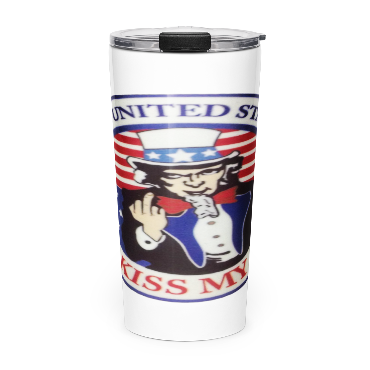 America the Great Red, White and Blue 001 T-Shirt — Muncle Mikes 20 oz Tumbler product mockup