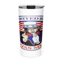 America the Great Red, White and Blue 001 T-Shirt — Muncle Mikes 20 oz Tumbler product mockup