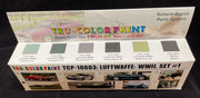 Tru-Color Paint 10603 Luftwaffe WWII Paint Set #1 (6-Pack of 1oz Bottles) — exact product view