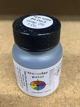 Tru-Color Paint TCP-1099 No. 4 Deck Gray 1929 1 ounce
