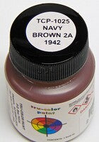 Tru-Color Navy Brown 2-A 1942 1oz — exact product view