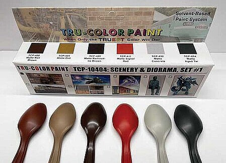 Tru-Color Scenery and Diorama Paint Set number 1 TCP-10404
