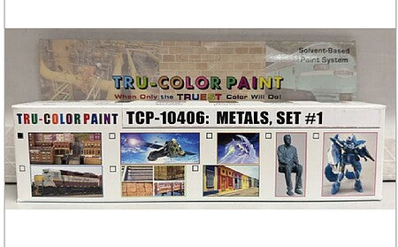 Tru-Color Paint TCP-10406 Metals Set #1, paint set package