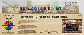 Tru-Color Armored Olive Drab 1939-1956 (6 Colors) 1oz Bottles — exact product view