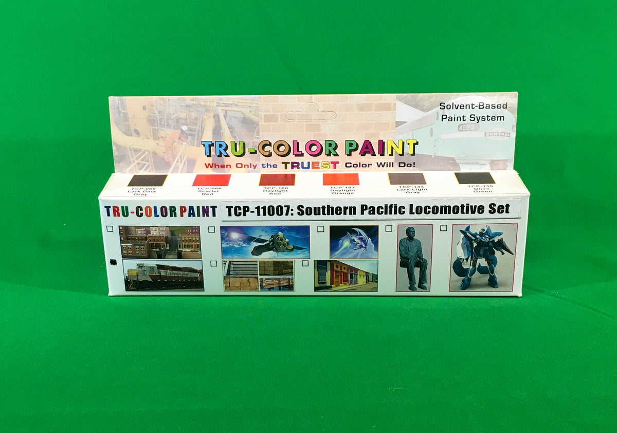 Tru-Color Paint TCP-11007 Southern Pacific Locomotive Set #1, front of package