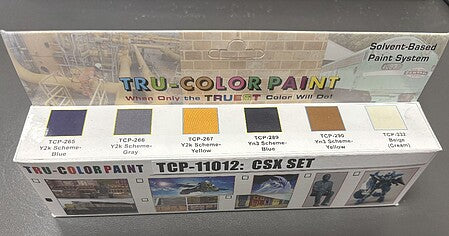 Tru-Color CSX Railroad Paint Set – TCP-11012