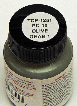 Tru-Color Paint PC-10 Olive Drab #1 1 oz – TCP-1251