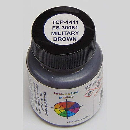 Tru-Color TCP1411 FS30051 NATO Military Brown Airbrush Paint – 1 oz