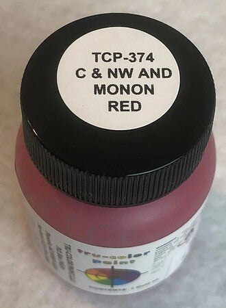 Tru-Color Paint C&NW & MONON RED – TCP374 — exact product reference