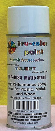 Tru-Color Paint MATTE STEEL METALLIC 4.5 – TCP4034 — exact product reference