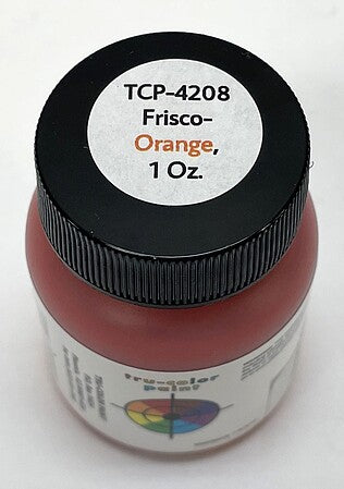 Tru-Color Frisco Orange Railroad Paint – 1 oz – TCP-4208