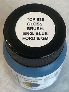 Tru-Color Paint Ford & GM Engine Blue Gloss 1 oz – TCP-638