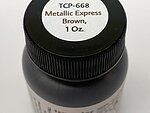 Tru-Color Metallic Express Brown Solvent Paint 1 oz – TCP-668 exact product image