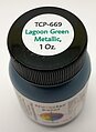 Tru-Color Metallic Lagoon Green Solvent Paint 1 oz – TCP-669 exact product image