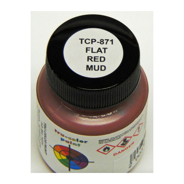Tru-Color Paint Flat/Brushable Red Mud – TCP-871