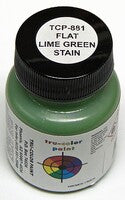 Tru-Color Flat Lime Green Stain Brushable 1oz — exact Tru-Color Paint product image
