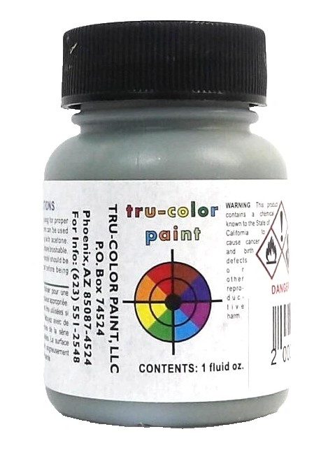 Tru-Color Paint 883 Flat Brushable Color Acrylic Paints, New York Central MOW Structures Dark Green (1oz)