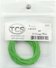 32 GA GREEN WIRE 20' - product image