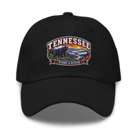 Tennessee embroidered dad hat in Black