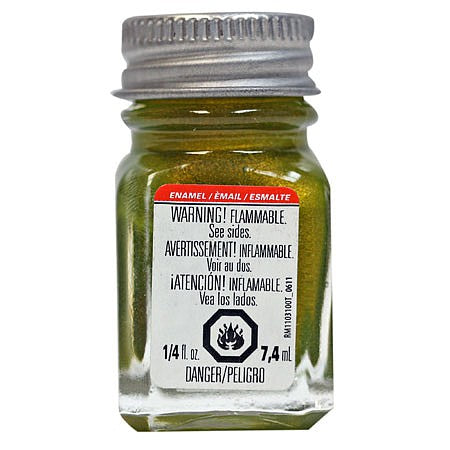 Testors GOLD METAL FLAKE ENAMEL – TES1542TT — exact product reference