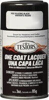 Testors Lacquer Spray Blazing Black 3 oz — exact product view