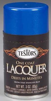 Testors Star-Spangled Blue One Coat Lacquer Spray – 1843MT– product image 1