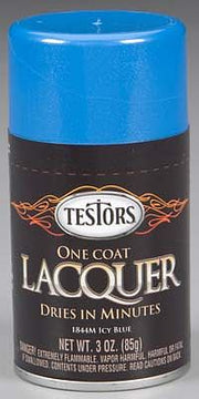 Testors Icy Blue One Coat Lacquer Spray – 1844MT– product image 1