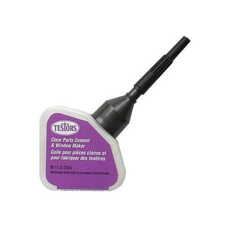 Testors Clear Parts Cement Carded W App - 1 Oz. Bottle replaces 3515 — exact product reference