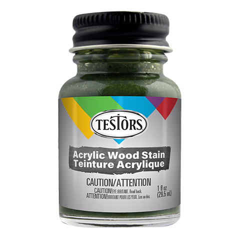 Testors CreateFX 79407 Olive Green acrylic wash 1 fl oz bottle