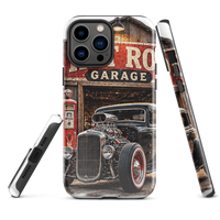 Hot Rod Garage Blown Coupe Tough iPhone Case product mockup 3