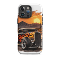 Desert Sunset Flame Coupe Tough iPhone Case product mockup 6