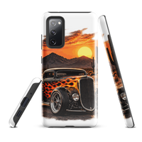 Desert Sunset Flame Coupe Tough Samsung Case product mockup 2