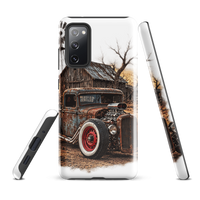 Rust and Thunder Rat Rod Pickup Tough Samsung Case product mockup 2