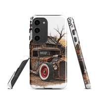 Rust and Thunder Rat Rod Pickup Tough Samsung Case product mockup 5