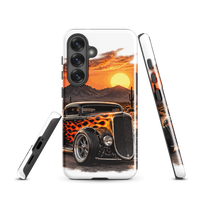 Desert Sunset Flame Coupe Tough Samsung Case product mockup 7