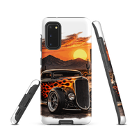 Desert Sunset Flame Coupe Tough Samsung Case product mockup