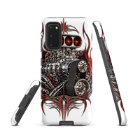 Supercharged V8 Pinstripe Tough Samsung Case product mockup